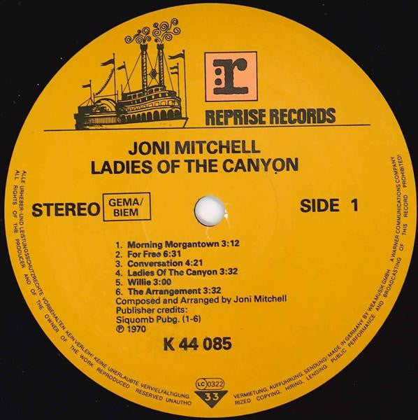 Joni Mitchell -Ladies Of The Canyon
