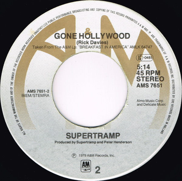Supertramp -Breakfast In America