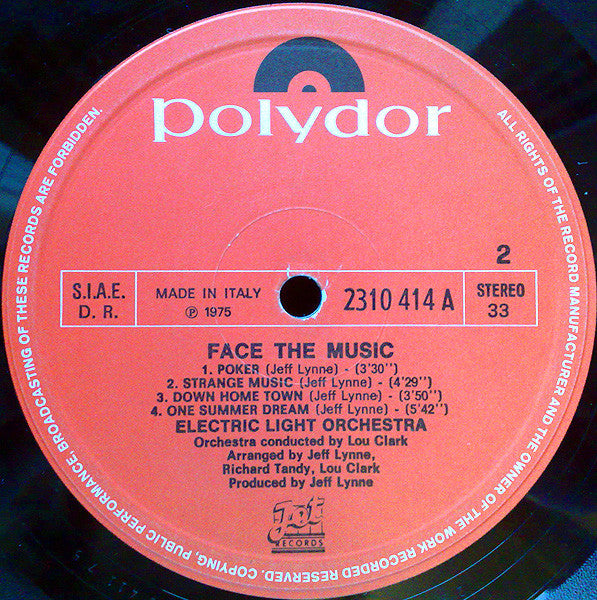 Electric Light Orchestra -Face The Music