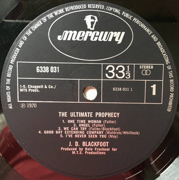 J. D. Blackfoot -The Ultimate Prophecy