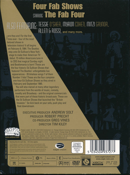 The Beatles - The Four Complete Historic Ed Sullivan Shows Featuring The Beatles