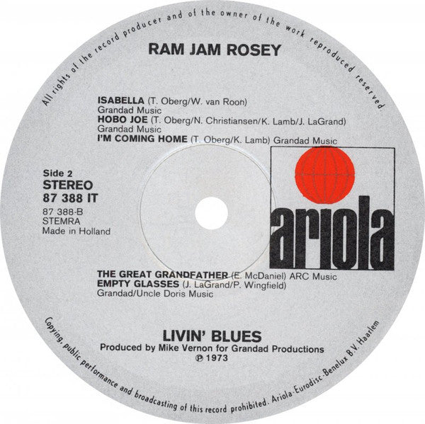 Livin' Blues -Ram Jam Josey
