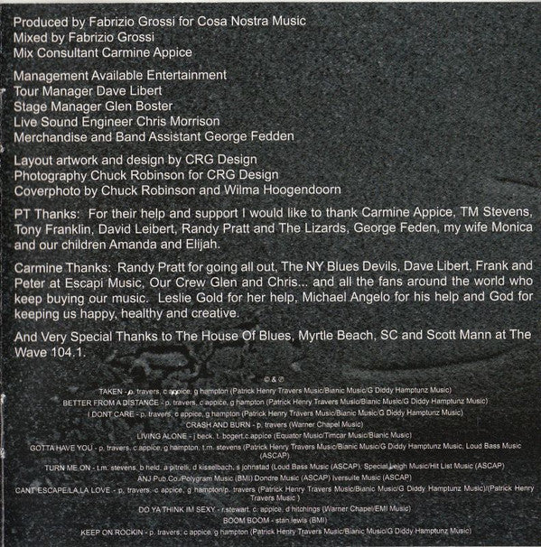 Travers* & Appice* Featuring T.M. Stevens -Live