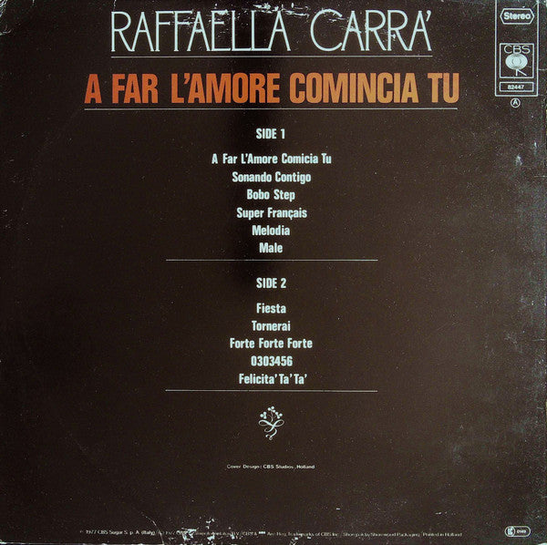 Raffaella Carrà -A Far L'Amore Comincia Tu