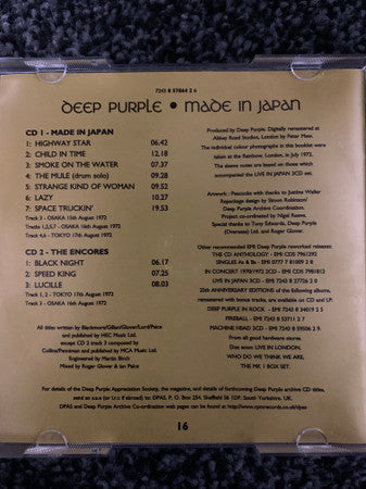 Deep Purple - Made In Japan