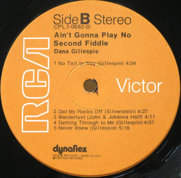Dana Gillespie -Ain't Gonna Play No Second Fiddle