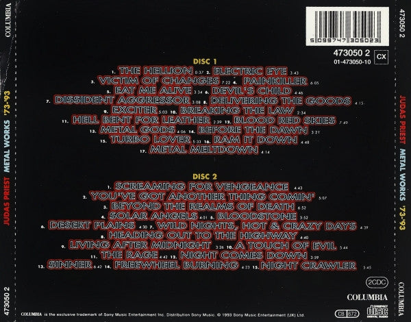 Judas Priest - Metal Works '73-'93