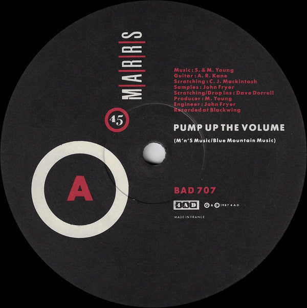 M|A|R|R|S -Pump Up The Volume