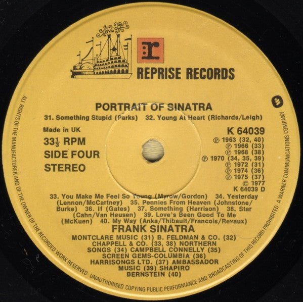Frank Sinatra -Portrait Of Sinatra: Forty Songs From The Life Of A Man