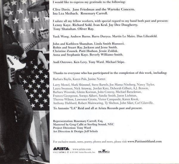 Patti Smith - Land (1975-2002)