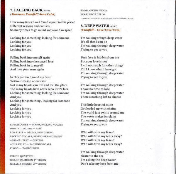 Marianne Faithfull - Give My Love To London