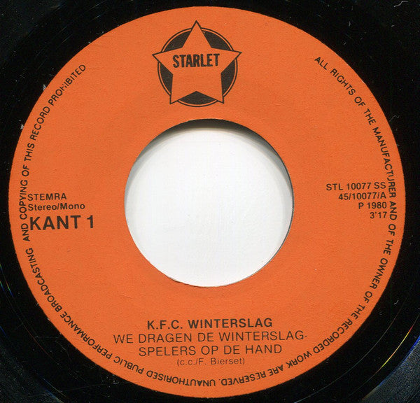 K.F.C. Winterslag -We Dragen de Winterslagspelers Op De Hand