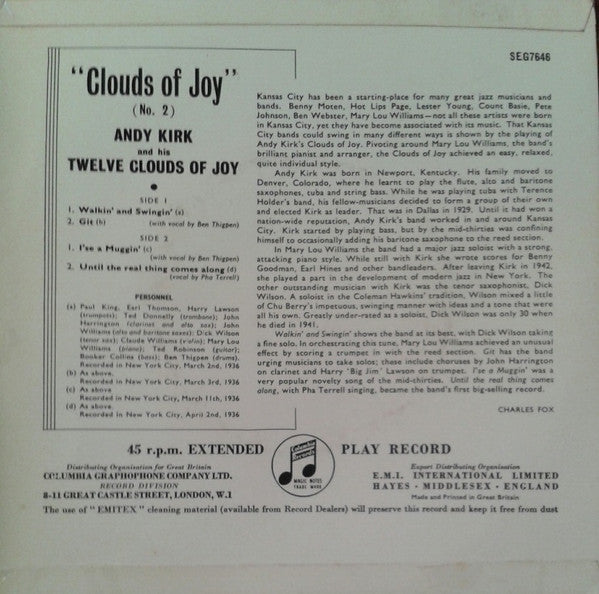 Andy Kirk And His Twelve Clouds Of Joy* - Walkin' And Swingin'
