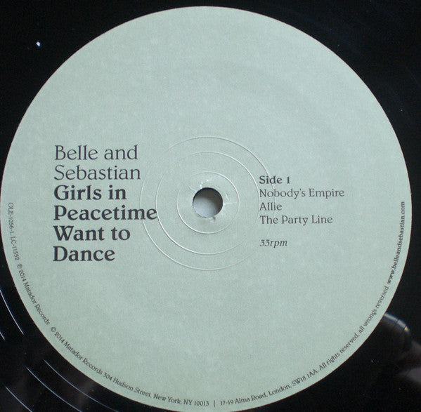 Belle And Sebastian* -Girls In Peacetime Want To Dance