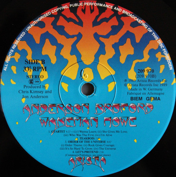 Anderson Bruford Wakeman Howe -Anderson Bruford Wakeman Howe