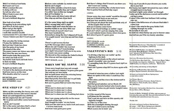 Bruce Springsteen - Tunnel Of Love