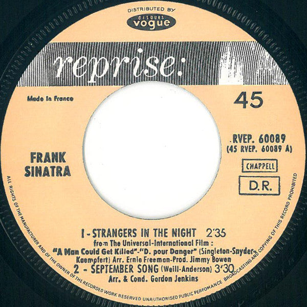 Frank Sinatra -Strangers In The Night