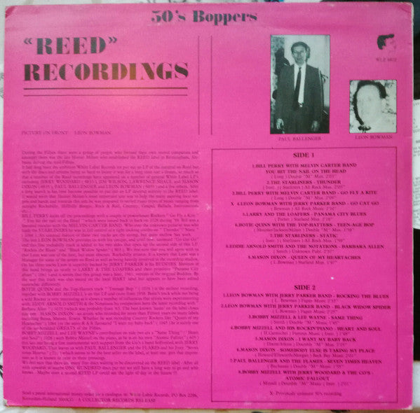 Various - "Reed" Recordings