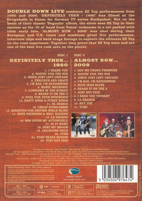 ZZ Top -Double Down Live 1980 ★ 2008