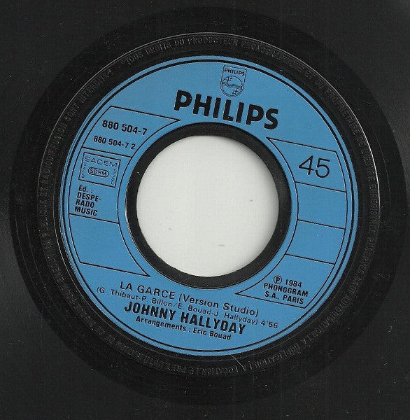 Johnny Hallyday -Ne Me Quitte Pas / La Garce