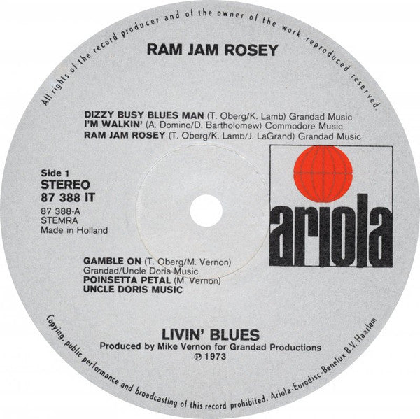 Livin' Blues -Ram Jam Josey