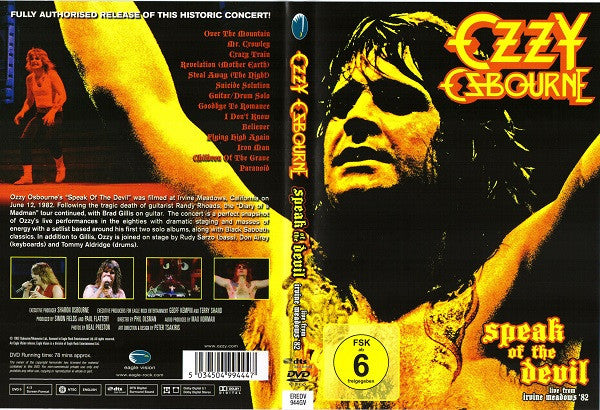 Ozzy Osbourne -Speak Of The Devil