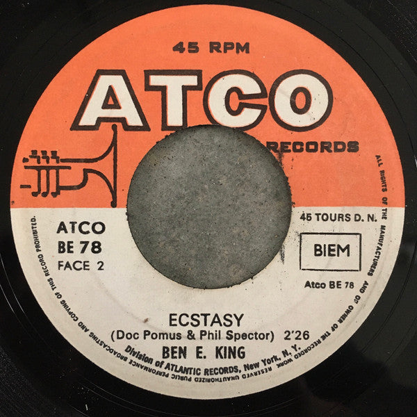 Ben E. King -Yes / Ecstasy