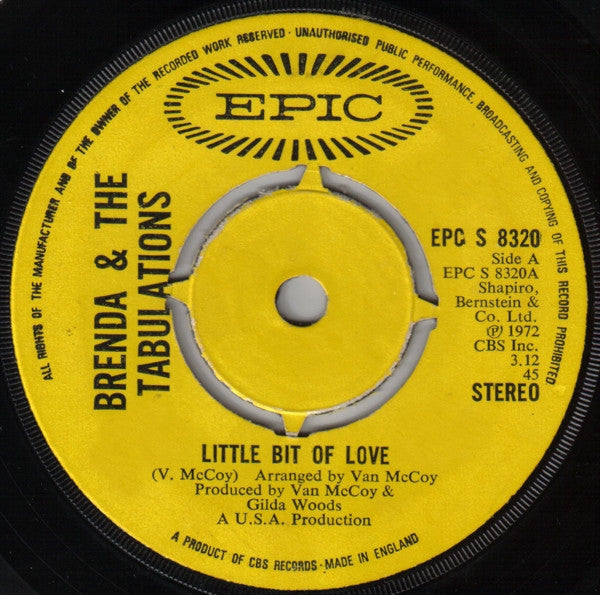 Brenda & The Tabulations -Little Bit Of Love