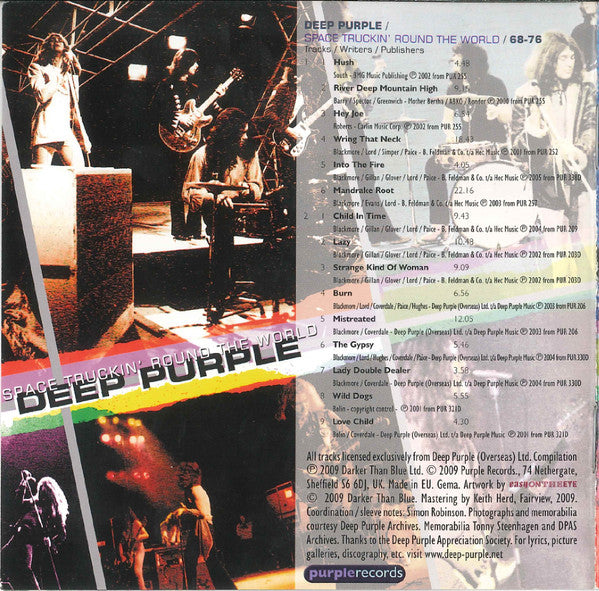 Deep Purple -Space Truckin' Round The World - Live 1968-76
