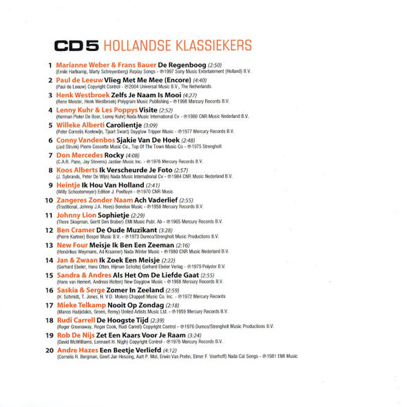 Various -100 Hollandse Klassiekers