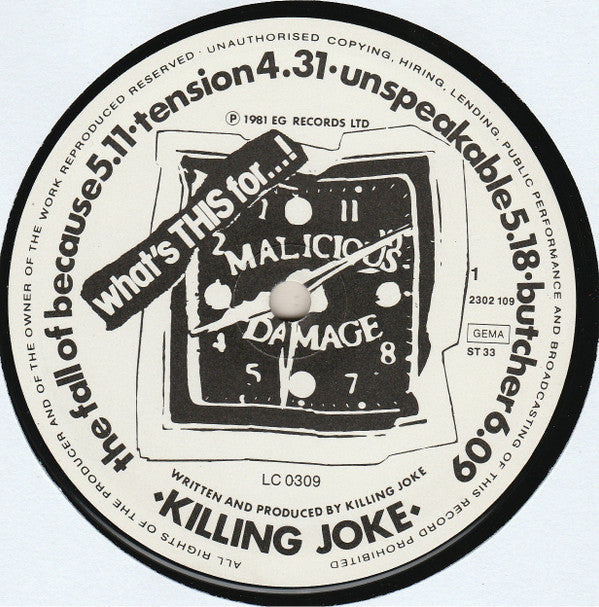 Killing Joke -What's This For...!