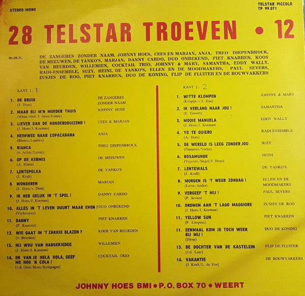 Various - 28 Telstar Troeven 12