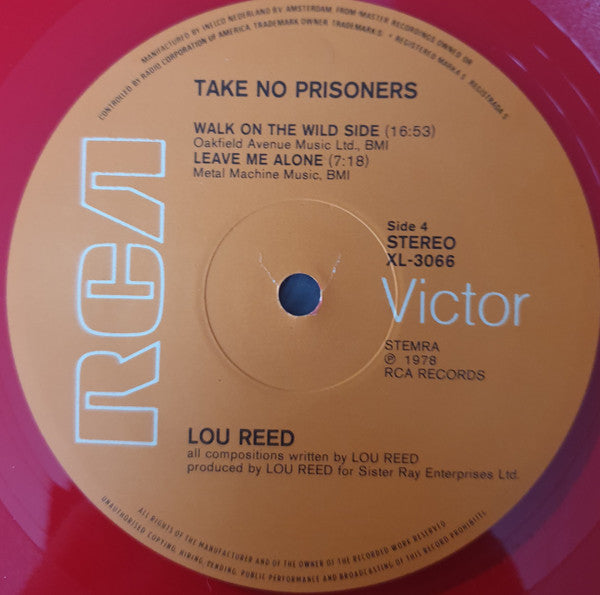 Lou Reed -Lou Reed Live - Take No Prisoners
