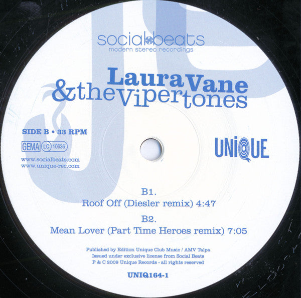 Laura Vane &amp; The Vipertones - Roof Off