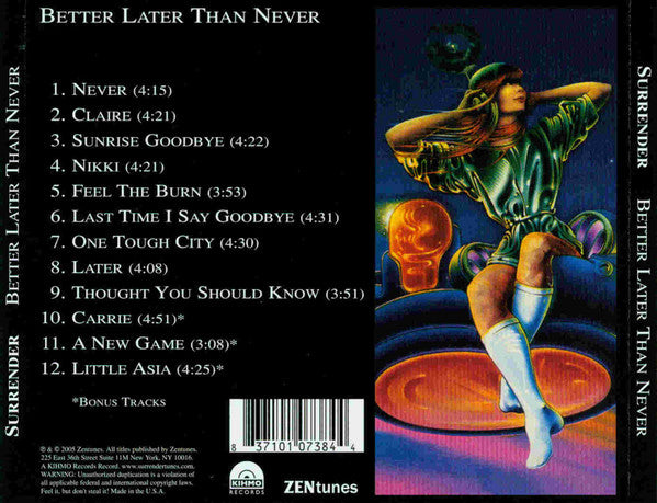 Surrender (15) -Better Later Than Never