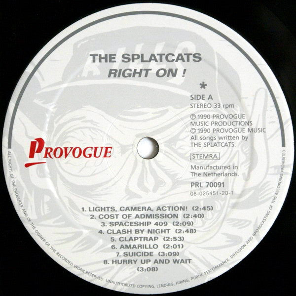 The Splatcats -Right On !
