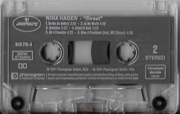 Nina Hagen -Street