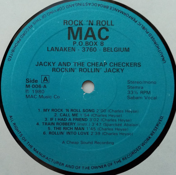 Jacky And The Cheap Checkers -Rockin' Rollin' Jacky