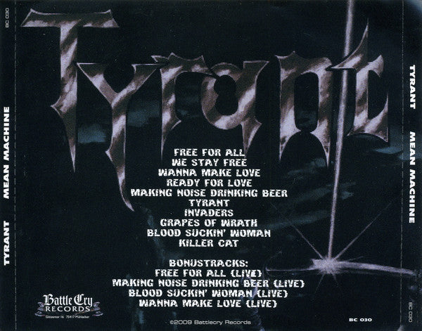 Tyrant (13) -Mean Machine