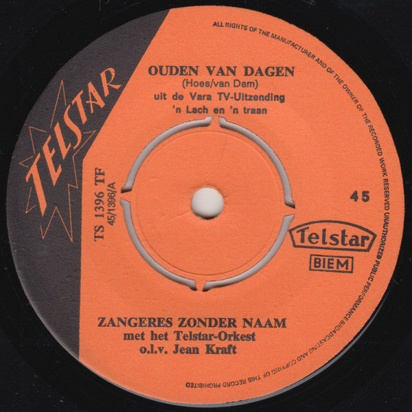 De Zangeres Zonder Naam* -Ouden Van Dagen