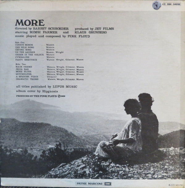 The Pink Floyd* -Soundtrack From The Film "More"