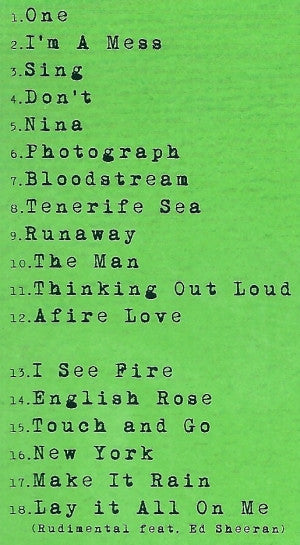 Ed Sheeran -X (Wembley Edition)