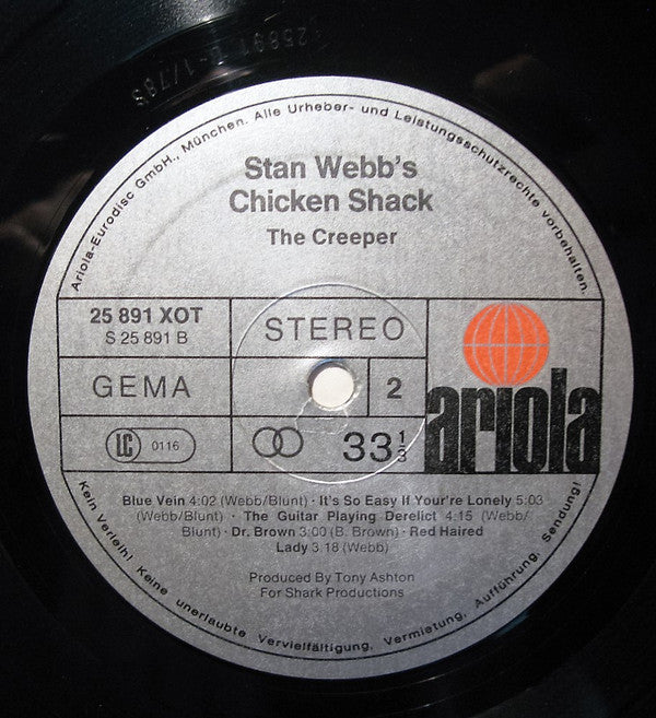 Stan Webb's Chicken Shack -The Creeper
