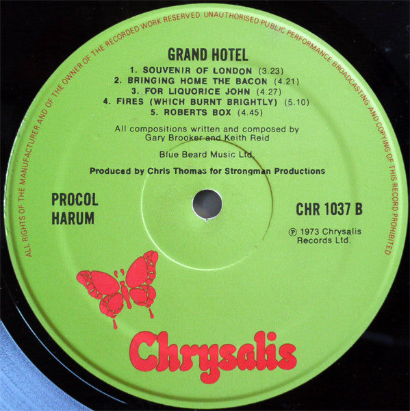 Procol Harum -Grand Hotel