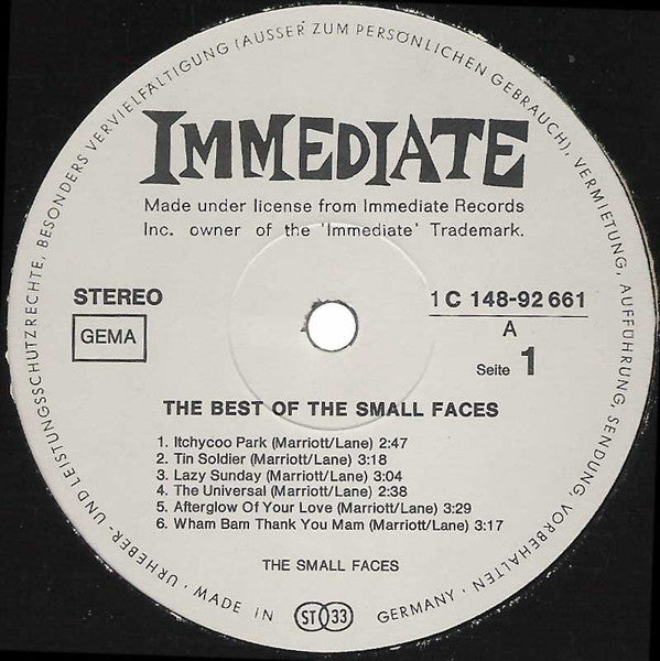 Various -The Best Of The Nice, The Small Faces, Humble Pie, Eric Clapton And John Mayall