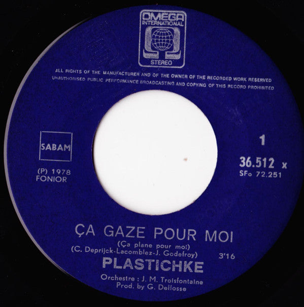 Plastichke -Ça Gaze Pour Moi