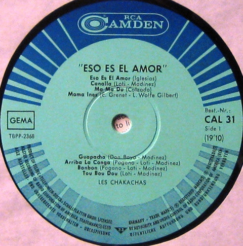 Les Chakachas* - Eso Es El Amor