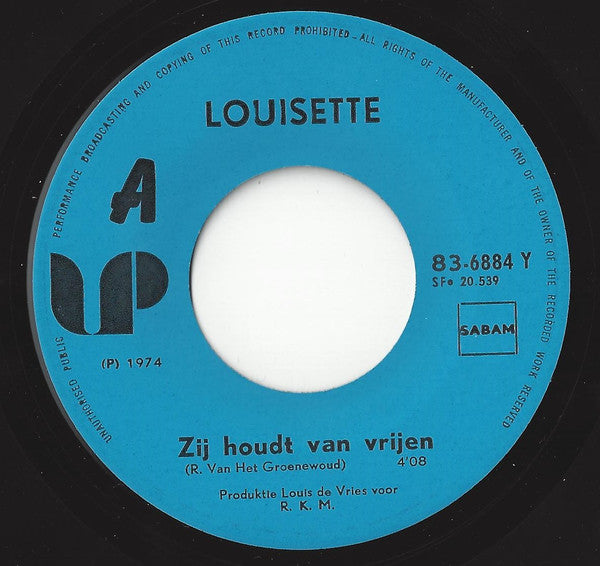 Louisette -Zij Houdt Van Vrijen