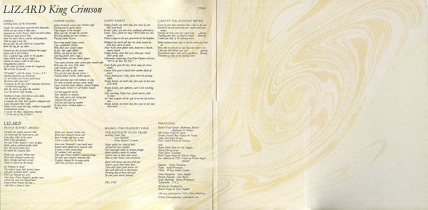 King Crimson -Lizard