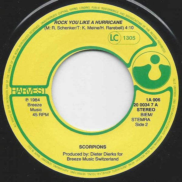 Scorpions -Rock You Like A Hurricane
